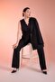 Large Size112035 - Button Detailed Vest Set - 3