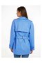 Women's Brand Logo Detailed Regular Fit Long Sleeve Blue Trench Coat WW0WW40481-C30 - 3