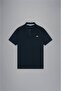 Men's Cotton Polo Collar Button Closure Short Sleeve Navy Blue Polo Collar T-shirt24411271-013 - 6