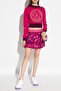 Women's Logo Casual Long Sleeve Pink Sweater 75HAFM21 CM01A-455 - 2