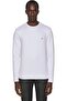 Men's Cotton Logo Detailed Round Collar White Sweatshirt 8n1md1 1jhsz-0100