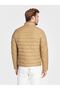 Men's Logo Zipper Closure Pocket Winter Brown Jacket50464308-260 - 5