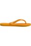 Women's Slim Flip Flops Yellow Slippers - 3