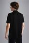 Men's Cotton Polo Collar Button Closure Short Sleeve Black Polo Collar T-Shirt24411335-011 - 3
