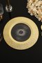 Mercan Gold Colored 6-piece Charger Set - Luxury Hard Plastic - 2