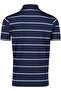 Men's Polo Collar Button Closure Short Sleeve Navy Blue Polo Collar T-Shirt24411260-128 - 2