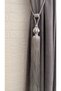 Curtain Accessory Polyester Short Coiled Model Tasseled Braçol Cornice Takmatik 1 Piece