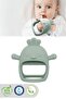 Silicone Baby Teether - Teething Glove Newborn Teether Green