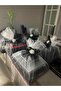 Black Crystal Tulle, Bundle Decoration Tulle Engagement Tulle, Tray Suitcase Decoration Tulle, Length 1 Mt Width 3 Mt - 3