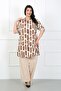 Women's Mink Cotton Viscose Large Size Tunic