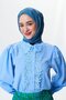 شال سلسلة الأورجانزا الماسية