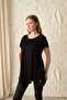Black T-Shirt Single Piece - 3