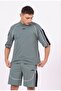 LİMİ young boys' Cotton jersey shorts set with Striped Detail - 3