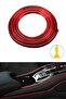 Trim Wick Red New Generation In-Car Rope Strip with Fish Back Nickel Plated 5 Meters