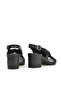 , Women's Genuine Leather Heeled Sandals 1411020Z2213 Black - 3