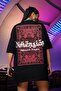 Black Oversize Casual T-Shirt - Dimension Printed, Crew Neck - 2
