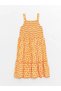 LCW Kids Square Collar Floral Girl's Dress - 3