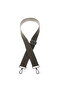 Dark brown color, 165 cm long, with black Metal-Accented, shoulder strap.