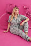 Cotton Licra Battal Buttoned Pjama Suit