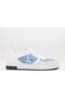 Blue Leather Sneaker - Men's Logo, Lace-up YY0YM00574-0G3