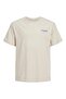 Jack Jones Jjstyd Loose Graphic Tee Ss Cneck Ln Jnr Kids Beige Tshirt 12270140-06