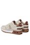 UNISEX Round Toe Mesh Fabric Logo Brown Sneaker X8X151 XK354-T527 - 3