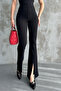 Women's Flare Leg Palazzo Trousers Black