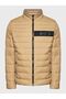 Men's Logo Zipper Closure Pocket Winter Brown Jacket50464308-260 - 6