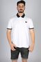 Men's Logo Detailed Regular Fit Short Sleeve White Polo Collar T-Shirt23411283-010 - 3