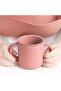 Pink Set of 5 Silicone Bib and Tower Activity Toy - Cup, Vacuum Plate, Spoon - 7