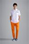 Men's Cotton Polo Collar Button Closure Short Sleeve White Polo Collar T-Shirt24411335-010 - 6