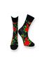 Single Unisex Floral Patterned Socks