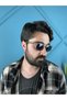 Eva Transparent Framed Smoked Glass Uv400 Unisex Acetate Sunglasses - 4