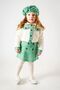 Girl's Baby Girl's Welsoft Plush Lumberjack Triple Dress Set with Cardigan, Hat and Skirt - 5