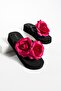 Megan Roses Non-Hurt Platform Slippers - Flip Flops - 4