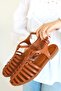 Cage Piping Detailed Cage Women's Sandals - 6