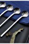 6 Pieces Luxury Teaspoon Coffee Nescafe Presentation Jam Spoon Set Boxed 12cm 18/10 Stainless Steel - 2