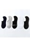 5 Pairs Unisex Invisible Sneakers Ballerina Cotton Socks - 4