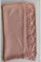 Single-Sided Plum Blossom Needlepoint Pink Color Cheesecloth Scarf Writing Headscarf Prayer Cloth - 3