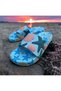 Sea Shell Detailed Non-Slip Plastic Pool Sea Bathroom Balcony Terrace Home and Street Slippers