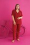 Battal Buttoned Cotton Lycra Pajama Set - 2