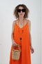 Strappy Orange Dress - 4