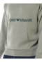 Men's Logo Detailed Hooded Drawstring Green Sweater 6R1MX7 1MNBZ-F552 - 5