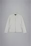 Men's Logo Detailed Zippered Daily Use Gray 1 Jacket24412000-629 - 7