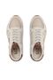 UNISEX Round Toe Mesh Fabric Logo Brown Sneaker X8X151 XK354-T527 - 5