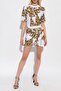 Women's 100% Cotton Logo Short Sleeve White Dress 72hao941 Js049-g03 - 4