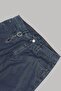 Men's Regular Fit Wide Leg Comfortable Casual Navy Blue Jeans 24414134-130 - 3