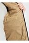 Men's Logo Zipper Closure Pocket Winter Brown Jacket50464308-260 - 4