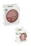 Pink 2-Piece Silicone Baby Feeding Set - Vacuum Plate and Double Handle Mug - 8