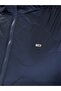 Women's Hooded Zipper Closure Long Sleeve Navy Blue Coat DW0DW17242-C1G - 3